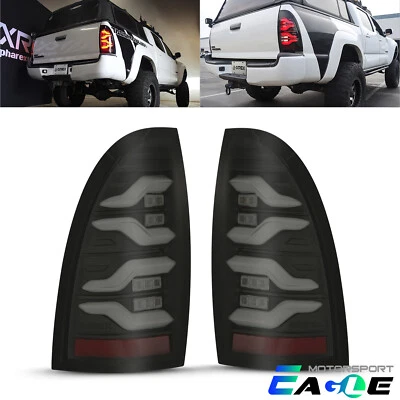 Luces traseras LED negras Fit 05-15 Toyota Tacoma serie LUXX Foto 1 de 4