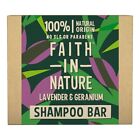 Faith In Nature Lavender & Geranium Shampoo Bar 85g - 3.0 oz