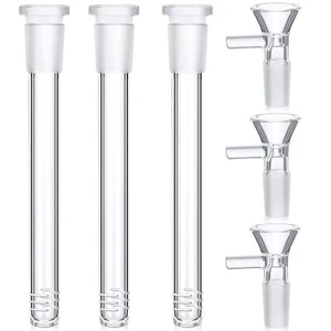 3Pack  5" (insert 3.8'') Downstem +14mm Male Round Bowl - Picture 1 of 6