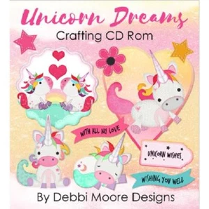 Debbi Moore Designs Unicorn Dreams Papercrafting CD Rom (329939) - Picture 1 of 1