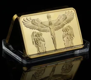 1 UNZE • BARREN • Jesus • Heilig • 10 Gebote • 24 KARAT GOLD Feingold PL - Bild 1 von 7