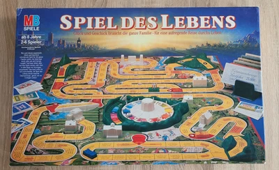 Spiel des Lebens MB Spiele - 1992 - 100 Jahre Jubiläumsedition Komplett Selten - Bild 1 von 4