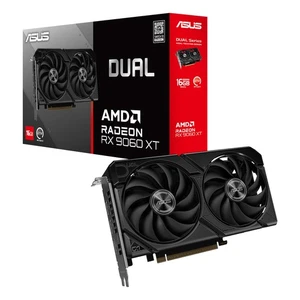 Grafikkarte ASUS Dual Radeon RX 9060 XT 16GB Grafikkarte - 16GB GDDR6, HDMI, 2x  - Bild 1 von 5