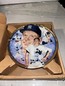 Legendary Mickey Mantle 1951- 1968 Hamilton 1992 Collector Plate 6 1/2" - Picture 1 of 14