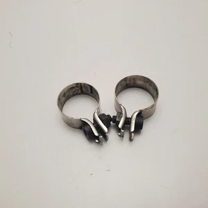 BMW R65 Airhead Exhaust Clamps Couplers - Picture 1 of 4