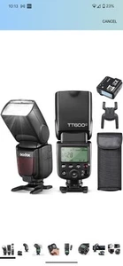 Godox TT600 HSS 1/8000s Flash Speedlite with Godox X2T-C Remote Trigger... - Picture 1 of 13