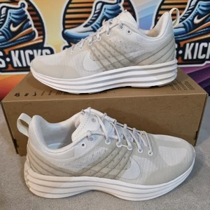 Nike Lunar Roam Summit White Womens Girls Trainers Size 4 UK Brand New Rrp £135 - Picture 1 of 12