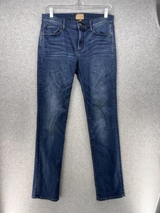Driftwood Womens Jeans Size 27 Dark Wash Pockets Cotton Blend Zip Button Skinny - Picture 1 of 11