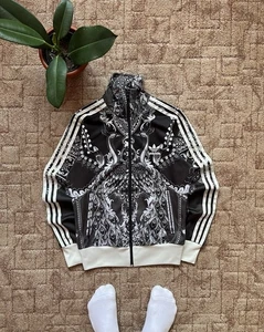 Chaqueta deportiva Adidas Originals Pavao Firebird negra sobreimpresa mosaico M para mujer - Imagen 1 de 9