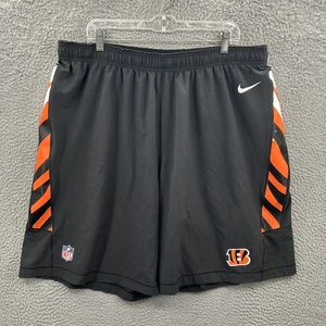 Cincinnati Bengals Shorts Herren 2XL schwarz orange NFL Football auf dem Feld Nike Logo - Bild 1 von 16