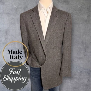 GIORGIO ARMANI Made in Italy Men Blazer 46L US Sport Coat Jacket Silk/Camel/Wool - Picture 1 of 12