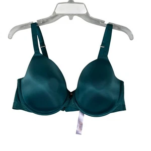Savage X Fenty Size 40DDD Hunter Green Bra Lined Underwire 4 Hook n eye T-shirt - Picture 1 of 9
