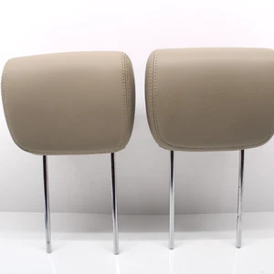 HYUNDAI SANTA FE 2013-2018 TRASERO SEGUNDA FILA ASIENTO REPOSACABEZAS CONJUNTO PAR TELA CUERO - Imagen 1 de 5