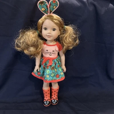 MUÑECA WELLA AMERICAN GIRL WISHER WILLA 14.5" CON TRAJE ORIGINAL, ZAPATOS  Foto 1 de 4