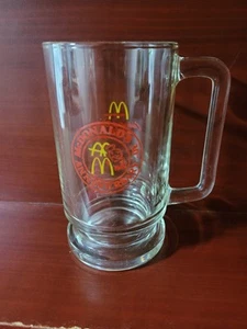 McDonald's 30th ANNIVERSARY 1985 Collectible Clear Glass 6" X 3" Dia. - Picture 1 of 3