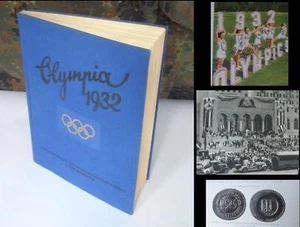 1932 LOS ANGELES OLYMPICS HARDCOVER ALBUM BOOK - RARE - Picture 1 of 12