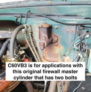 1966-1979 Chevy C60 GMC 6000 11" Dual Diaphragm Firewall Booster Master C60VB3 - Picture 1 of 9