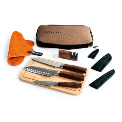 GSI OUTDOORS RAKAU KNIFE SET #90106 3-KNIFE SET + STORAGE CASE AND ACCESSORIES - Image 1 of 4