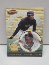 DARRYL HAMILTON 1999 Pacific Invincible OPENING DAY ISSUE /69 ~ ROCKIES