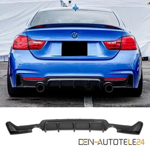 Heckdiffusor Auspuffblende Einzelrohr für BMW 4er F32 F33 F36 M Paket CARBON - Afbeelding 1 van 6