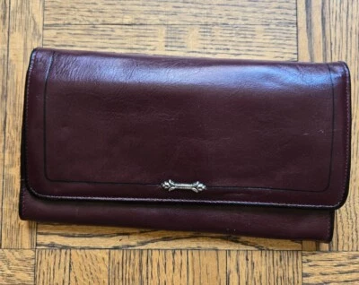 Cartera de cuero vintage Buxton para mujer Kisslock, bolsillo para monedas, planificador mágico nueva con etiquetas Foto 1 de 4