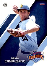 2018 Brooklyn Cyclones Choice 5 Briam Campusano Dominican Republic Baseball Card