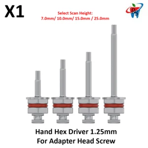 1 Stück Dental Hand Sechskant Schraubendreher 1,25 mm für Adapterkopf Schraubenwerkzeuge Edelstahl - Bild 1 von 5