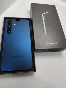 UNLOCKED Samsung Galaxy S25 - 128 GB - Navy - Open box - Picture 1 of 3