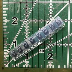 330uF 10v SANYO POSCAP 10TPE330M Tantalum Polymer Capacitor POSCAP 8pcs - Picture 1 of 3