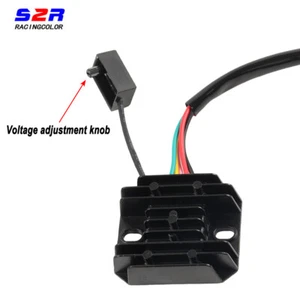5-pin Adjustable Voltage Rectifier For FXD ZJ GY6 Engine ATV 50CC 125CC 150CC - Imagen 1 de 8
