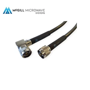 N Male Right angle to UHF male PL259 Cable Low Loss Coaxial RG214 Military Spec - Picture 1 of 3