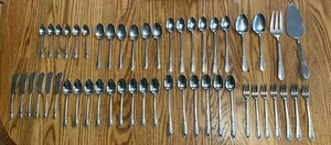 Set of 50 Everbrite Stainless Japan Spoons Forks Serving Items Butter Knives Set - Picture 1 of 6
