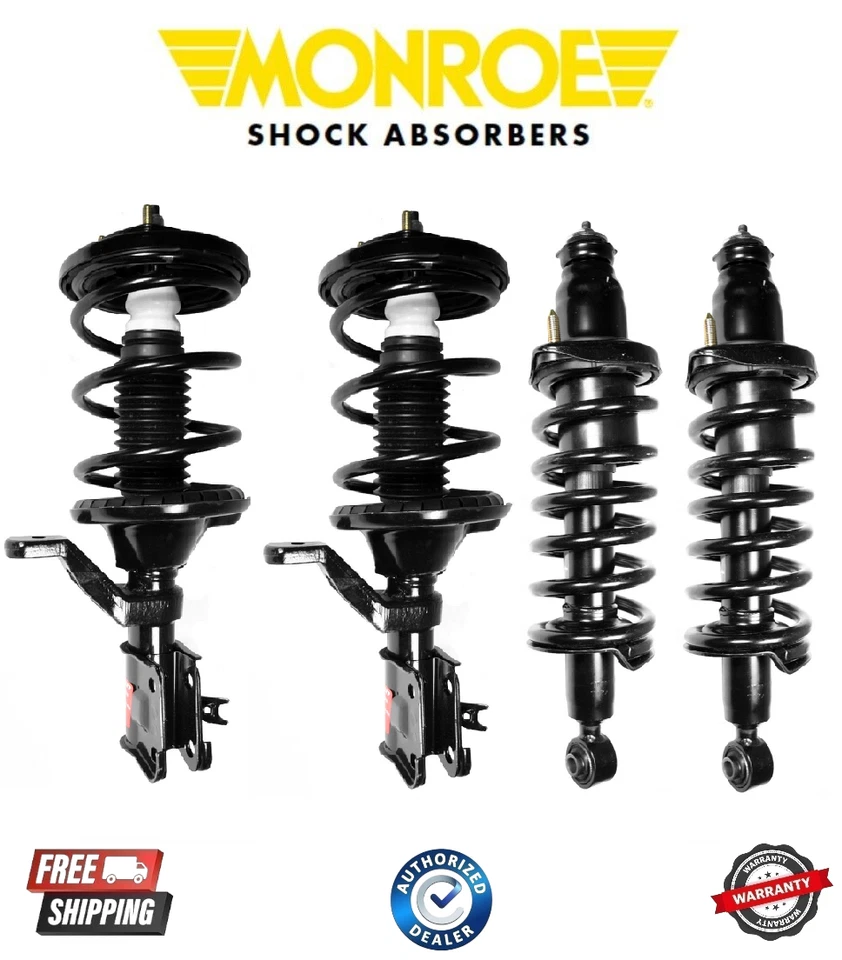 Muelle helicoidal completo Monroe delantero y trasero para Honda Civic 2001-2005 Foto 1 de 1