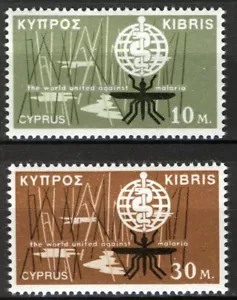 Cyprus 1962, Anti Malaria set MNH, Mi 200-201 - Picture 1 of 1