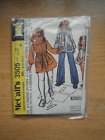 Vintage Mccalls 3505 Girls Dress Smock Pants Square Yoke Zip Childs 12