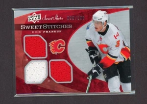 2007-08 Sweet Shot Sweet Stitches Triples #SSTPH Dion Phaneuf 099/299 - Bild 1 von 1