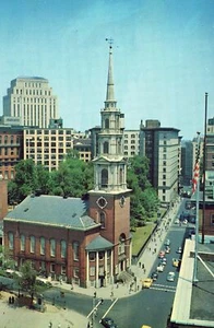 Brimstone Corner Park Street Kirche Boston Massachusetts Postkarte nicht verschickt - Bild 1 von 2