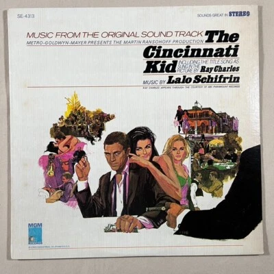 LALO SCHIFRIN The Cincinnati Kid (Soundtrack) 1965 Vinyl LP MGM SE-4313 - VG+ - Image 1 of 4