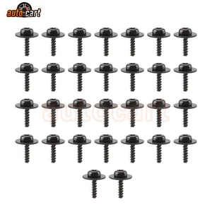 11548270 30X Bolt Fender Liner Screw For Chevrolet Silverado 1500 2500 3500 HD - Picture 1 of 11