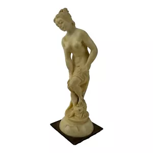 VTG Helen of Troy Greek Nude Handmade Statue Sculpture Naked Figure Alabaster - Picture 1 of 11