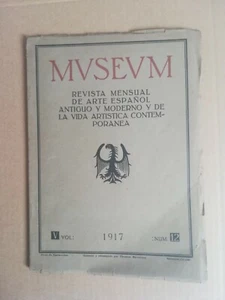 MUSEUM REVISTA MENSUAL DE ARTE ESPAÑOL ANTIGUO Y MODERNO VOL 5 1917 NUMERO 12 - Imagen 1 de 1