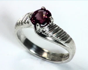 Red Spinel Natural Genuine Gemstone Set in Sterling Silver lady,s Ring RSS,515 - Picture 1 of 6