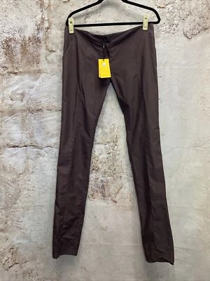 Nuevo con etiquetas Auténticos Fendi Púrpura Popline Pantalones Pantalones Algodón 44 Tiro Bajo W27 Foto 1 de 4