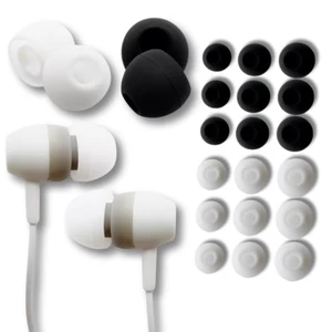REEMPLAZO DE AURICULARES Puntas de Oreja Silicona Universal Set para AURICULARES S/M/L Paquete de 18 - Imagen 1 de 24