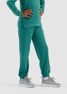 Freely Youth Girls Medium (10) GREEN Brielle Joggers Pants SUPER SOFT NEW W/TAGS - Picture 1 of 8