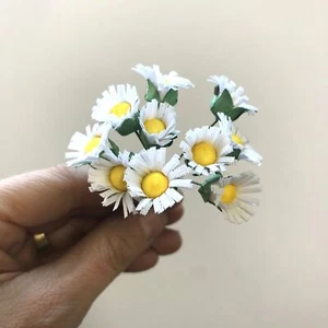Artificial Silk Daisy Flower Pick Style 1 - White - Foto 1 di 1
