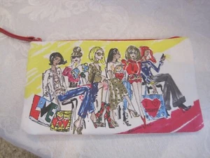 Canvas Kosmetiktasche Fashionistas Brighton 2018 Love Armband Clutch Reißverschluss - Bild 1 von 3