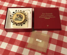 Hummel Gold Christmas Ornament Collection "Umbrella Girl" in Box