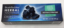 Brush Buddies Herbal Toothpaste Activated Charcoal Cool Mint Fluoride Free LG9