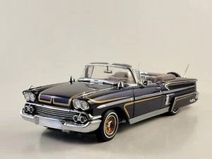 Danbury Mint 1958 Chevrolet Impala "LOWRIDER" w/ Paperwork 1:24 L@@K! - Picture 1 of 23